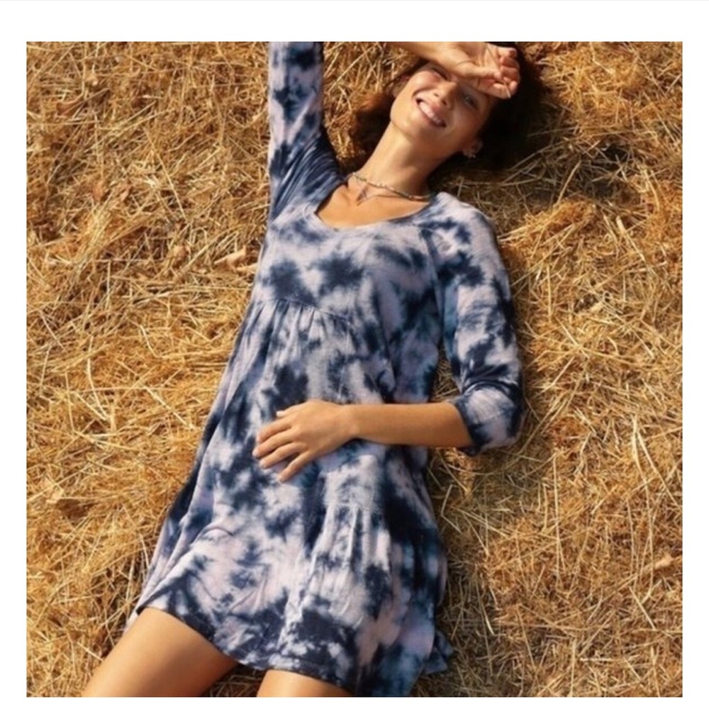 Saturday Sunday tie dyed mini dress
